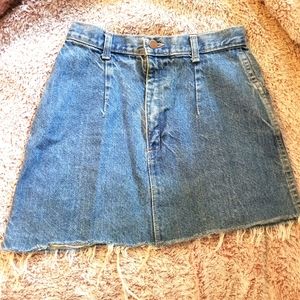 SOLD *Vintage* High Waisted Denim Skirt